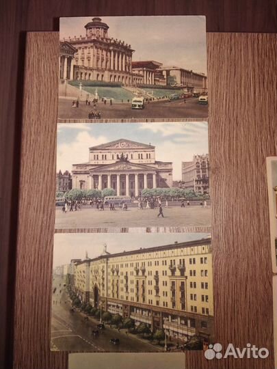 Открытки Москва, Минск 51-56 гг