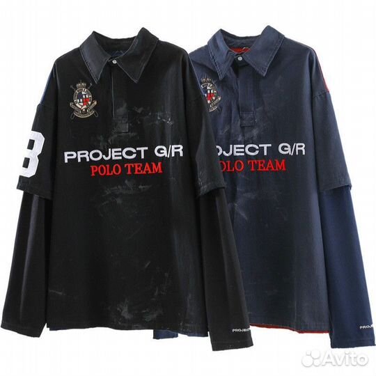 Лонгслив Grailz project x Polo Team