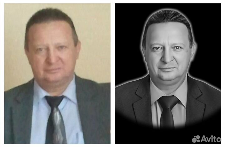 Ретушь фото на памятник