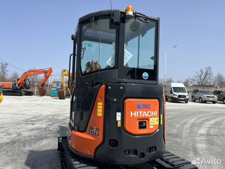 Мини-экскаватор Hitachi ZX30U-5, 2022