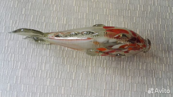 Стеклянная фигура Рыба