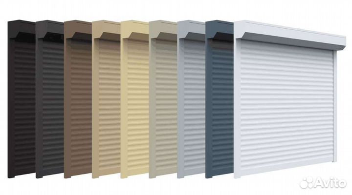 Ворота рольставни автоматические