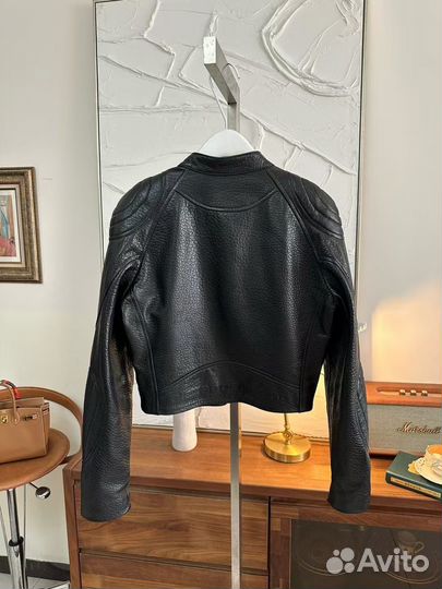 Кожаная куртка alexander wang топ качество S-XL