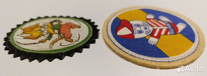 Нашивки: Тюлень Вигри Олимпиада 80 и кот СССР