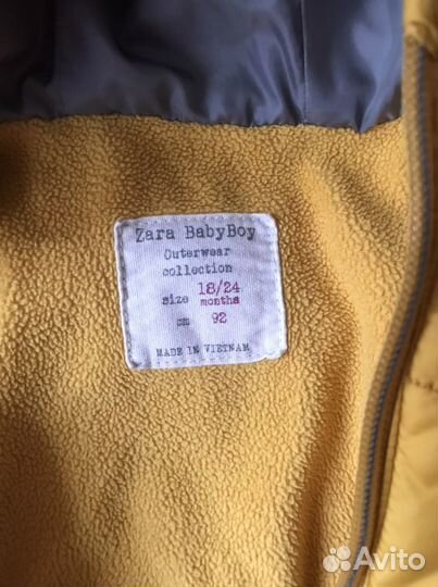 Куртка zara 92 размер