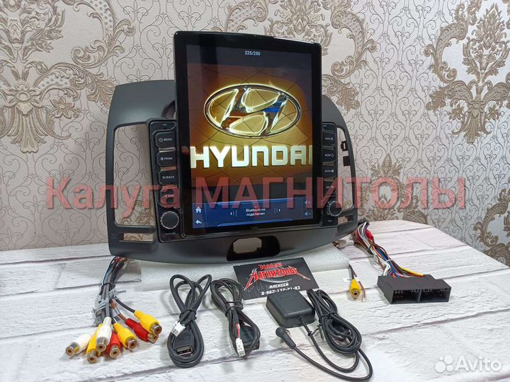 Магнитола Hyundai Elantra андроид Tesla новая