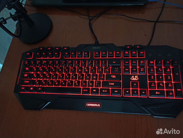 Игровая клавиатура asus cerberus