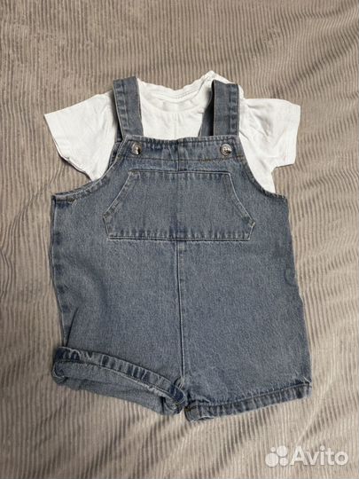 Джинсовый комбинезон 80