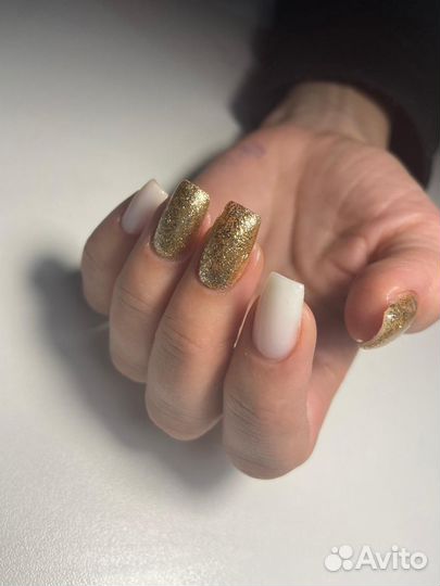 Маникюр наращивание