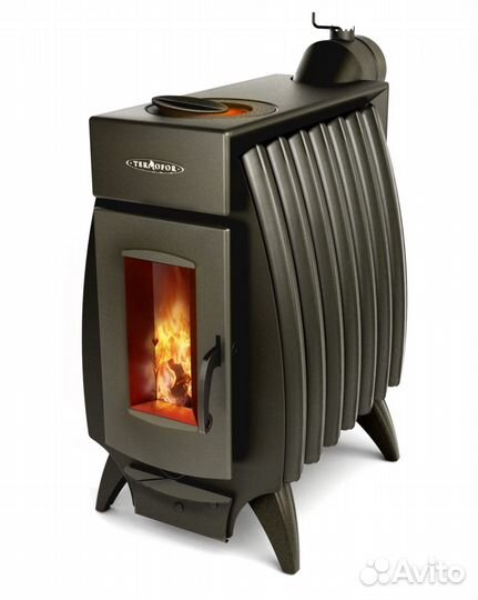 Печь отопительная огонь-батарея 7 антрацит (тмф)