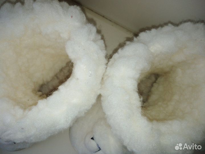 Новые тапочки из натуральной овчины