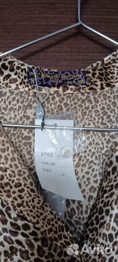 Блузка леопардовая 42