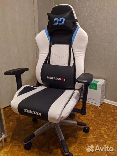 Геймерское кресло double damage siberia-blue