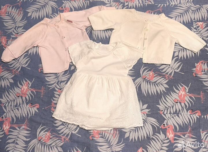 Вещи пакетом на девочку 56-68 (16 штук)