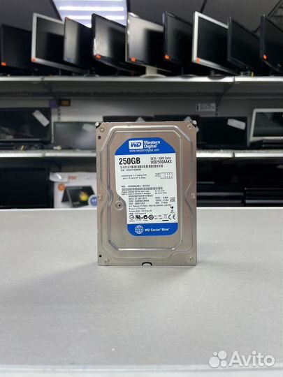 WD Caviar Blue, 250Gb, HDD, SATA III, 3.5