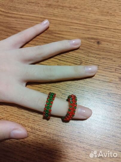 Кольца из бисера