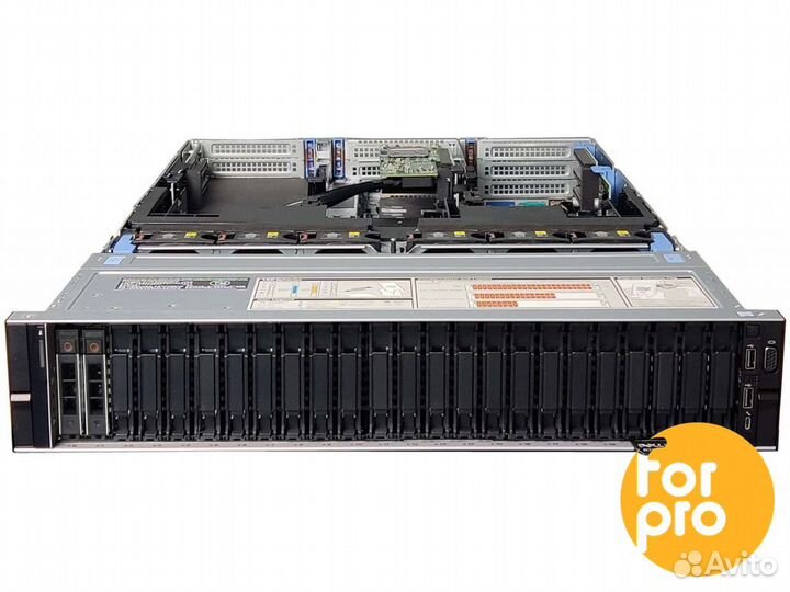 Сервер dell R740xd 24SFF 2x4215Sil 768GB, H330