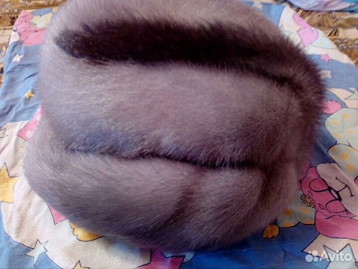 Женская норковая шапка