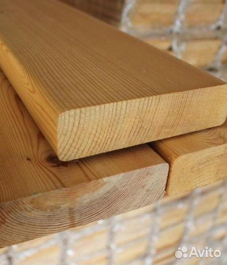 Палубная доска лиственница, 45х140 мм, прима