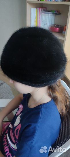 Шапка норковая женская