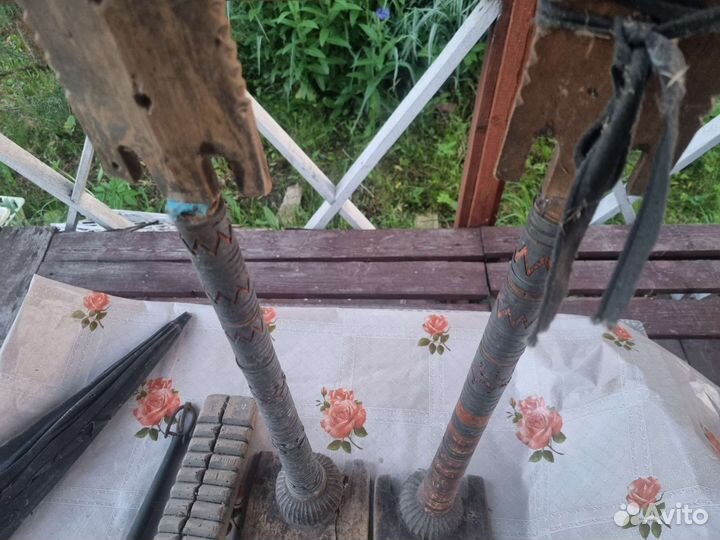 Прялка деревянная старинная