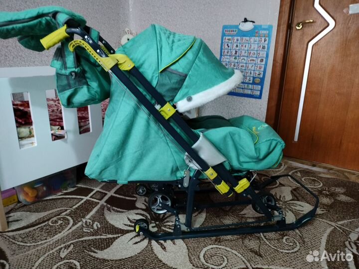 Детские санки коляска ника 7-7