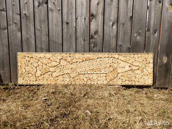 Панно из можжевельника