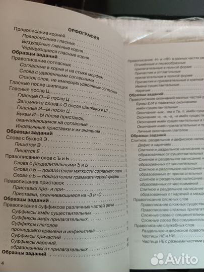 Справочник для подготовки к егэ по русскому языку