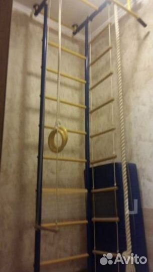 Шведская стенка с турником