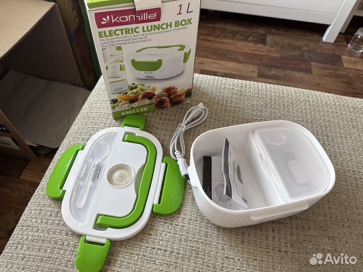 Электрический ланчбокс с подогревом новый