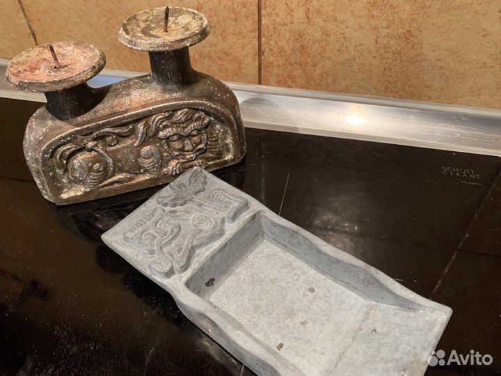 Пепельница и подсвечник