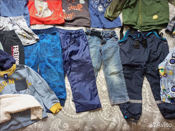 Большой пакет детских вещей и обуви 104-110