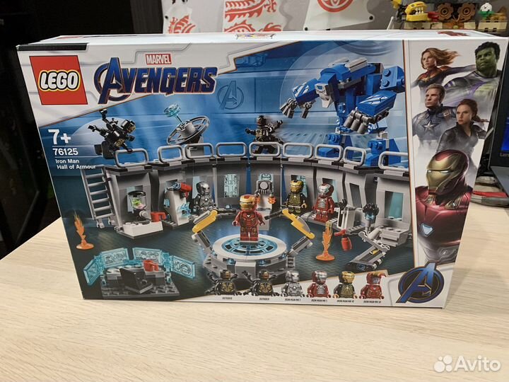 Lego marvel 76125 лаборатория железного человека
