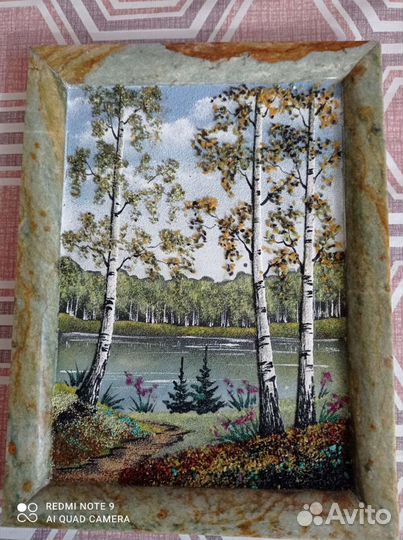 Картина из мрамора