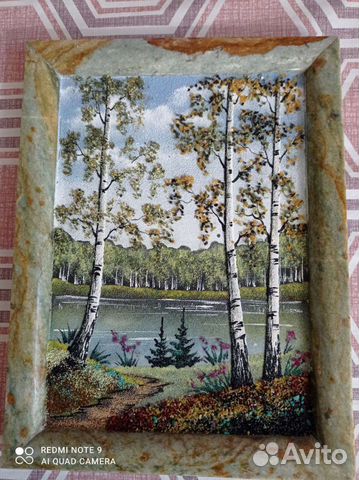 Картина из мрамора