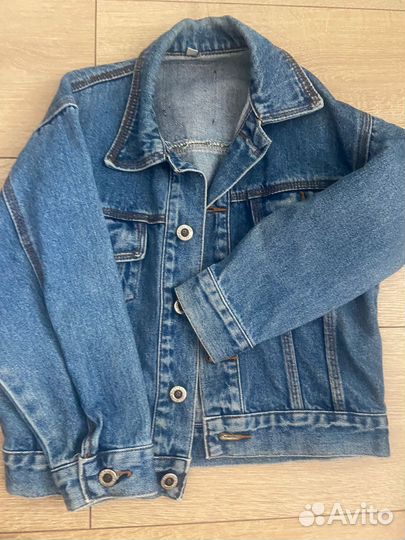 Джинсовая куртка для мальчика пакетом