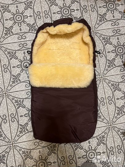 Конверт в коляску из овчины Mansita