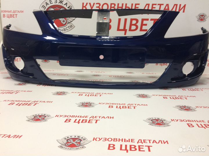 Бампер передний Ларгус 424 дипломат синий