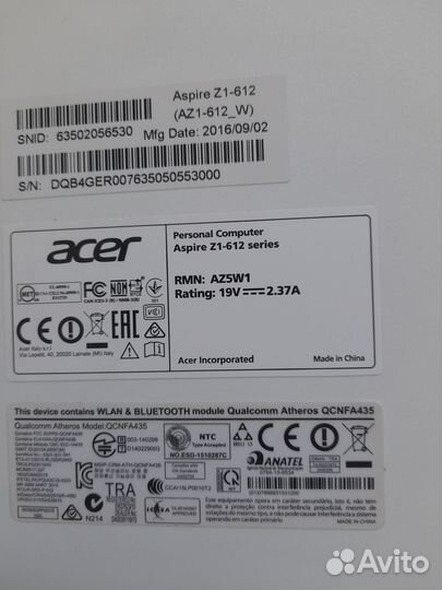 Моноблок acer