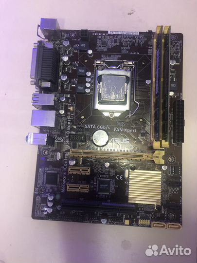 Комплект: Материнка, процессор, озу