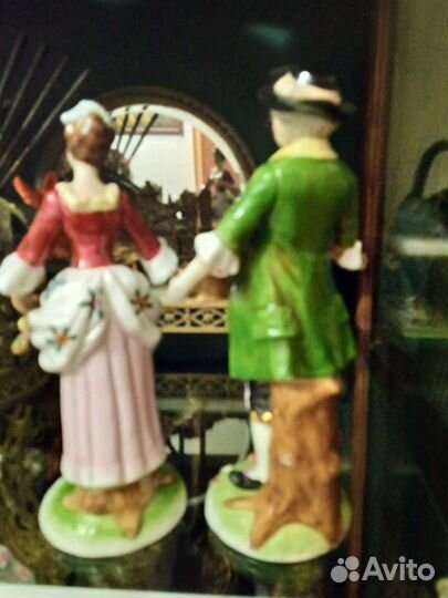 Статуэтки пара фарфор Европа