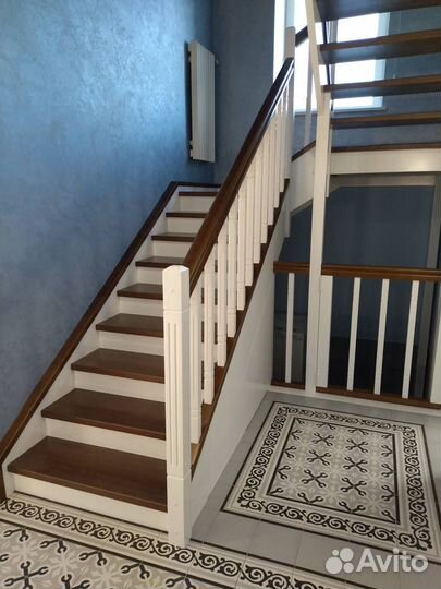 Лестница деревянная под ключ от производителя