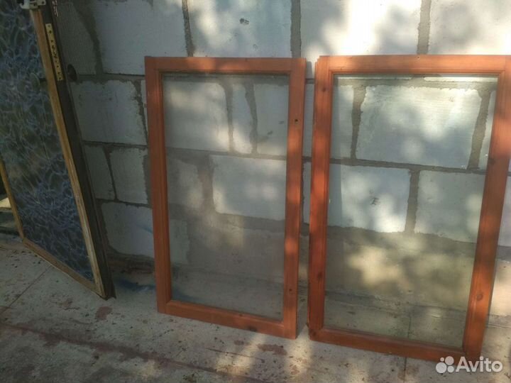 Деревянные окна (11 шт)