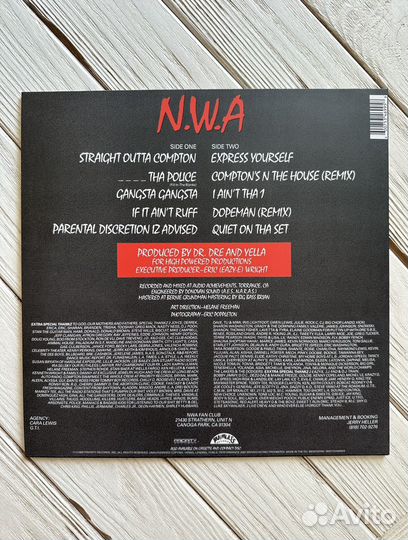 Винил Gravediggaz N.W.A Snoop Dogg NAS