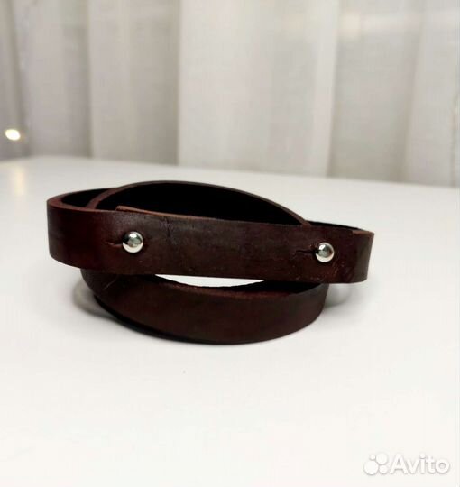 Ремень женский из натуральной кожи 15 мм