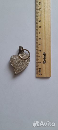 Флешка кулон сердце 960 мб