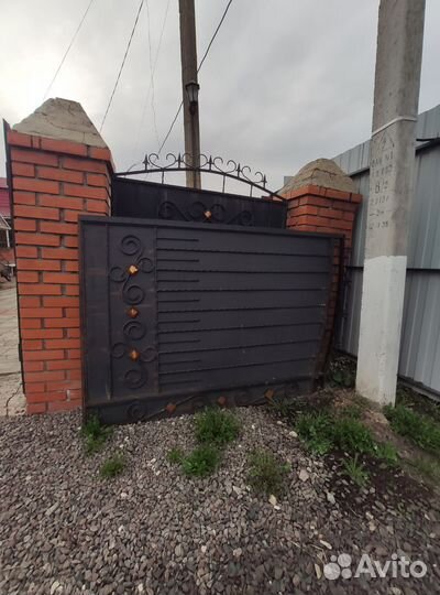 Ворота гаражные металлические бу