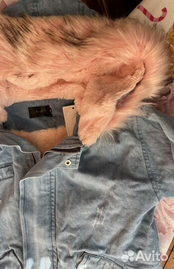 Куртка-парка теплая новая