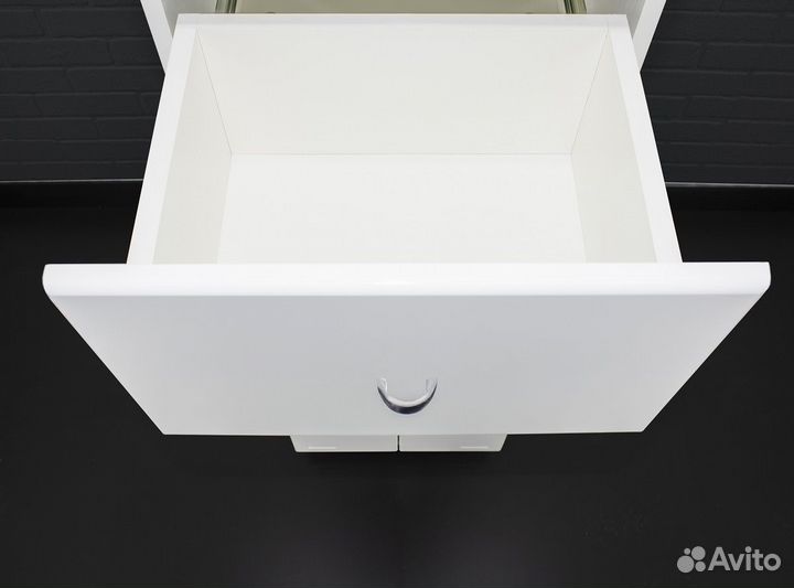 Пенал напольный 40 Классик с верхним ящиком В1 айс