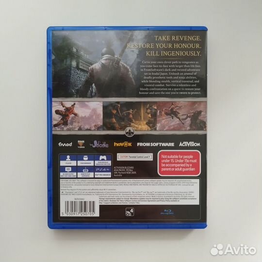 Sekiro Shadow Die Twice ps4 диск